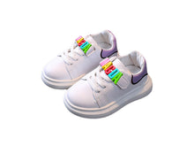 Load image into Gallery viewer, KIDS CUSTOM CHARM SNEAKERS- Smileys