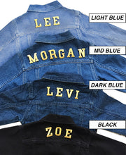 Load image into Gallery viewer, CUSTOM DENIM JACKET 