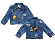 Load image into Gallery viewer, KIDS CUSTOM DENIM JACKET- Special Edition Enceladus