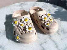 Load image into Gallery viewer, KIDS CUSTOM CHARM CLOGS- Flower Power