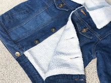 Load image into Gallery viewer, KIDS DIY SHEARLING DENIM JACKET