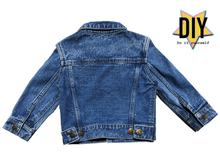 Load image into Gallery viewer, KIDS DIY DENIM JACKET- Basic name Gold patch bundle