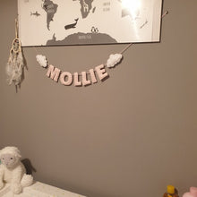 Load image into Gallery viewer, KIDSROOM NAME BANNER- Clouds