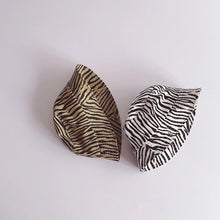 Load image into Gallery viewer, KIDS CUSTOM SUN HAT- WHITE ZEBRA CANVAS
