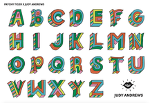 Load image into Gallery viewer, PATCH LETTERS DIY- Judy Andrews x Mega Initial C