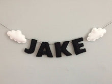 Load image into Gallery viewer, KIDSROOM NAME BANNER- Clouds