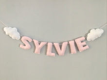 Load image into Gallery viewer, KIDSROOM NAME BANNER- Clouds