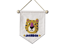 Load image into Gallery viewer, CUSTOM KIDS ROOM TIGER BANNER- Patchy x Studio Bonbon