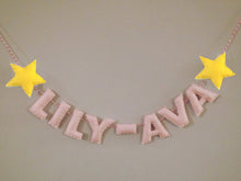 Load image into Gallery viewer, KIDS ROOM NAME BANNER- Stars