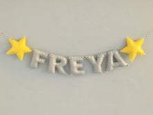 Load image into Gallery viewer, KIDS ROOM NAME BANNER- Stars