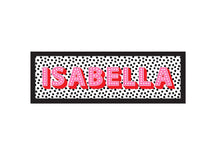 Load image into Gallery viewer, Personalised Dotted Print Wall Art- Name rectangular