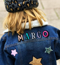 Load image into Gallery viewer, KIDS DIY SHEARLING DENIM JACKET