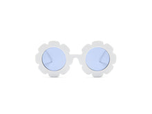 Load image into Gallery viewer, Kids flower sunglasses- white