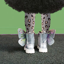 Load image into Gallery viewer, KIDS LEOPARD TIGHTS- Grey